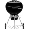 Barbecue au charbon Master Touch Premium SE E-5775 coloris noir en acier émaillé Weber - 100 x 76 x 65 cm