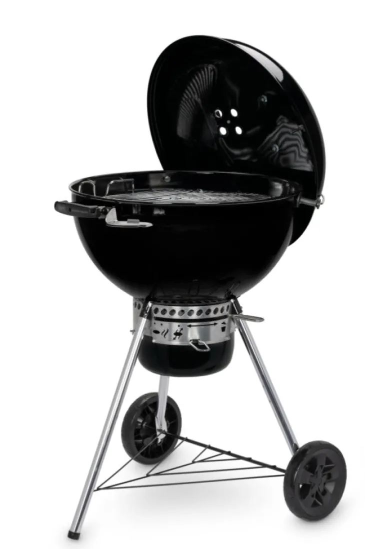 Barbecue au charbon Master Touch Premium SE E-5775 coloris noir en acier émaillé Weber - 100 x 76 x 65 cm