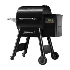 Barbecue électrique à pellets noir Traeger modèle IronWood 650 - 115 x 68 x 122 cm