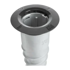 Base d'ancrage en aluminium à visser ou à sceller pour parasols, tonnelles, pieds de parasol, poteaux de hamacs et mâts de voile d'ombrage Gard&Rock - Ø 11 x 30 cm