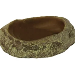 Bassin ou mangeoire pour terrarium coloris gris Reptile Planet Repti Dish - Taille S 10 x 3 x 7 cm