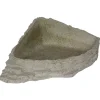Bassin ou mangeoire pour terrarium coloris gris Reptile Planet Stone Age Series Dish - Taille XL 17 x 7,5 x 21 cm