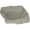 Bassin ou mangeoire pour terrarium coloris gris Reptile Planet Stone Age Serie Dish - Taille S 14 x 3 x 11 cm