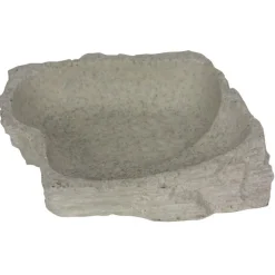 Bassin ou mangeoire pour terrarium coloris gris Reptile Planet Stone Age Serie Dish - Taille S 14 x 3 x 11 cm