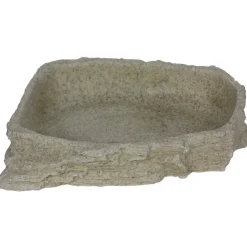Bassin ou mangeoire pour terrarium coloris gris Reptile Planet Stone Age Serie Dish L - 17,5 x 3,5 x 14 cm