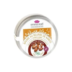Baume au karité bio et à l’huile d’argan en boite de 150 ml