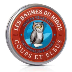 Baume Coups et Bleus biologique Boîte 30 ml rouge