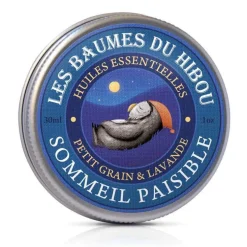Baume Sommeil Paisible biologique Boîte 30 ml bleu