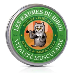 Baume Vitalité Musculaire biologique Boîte 30 ml vert