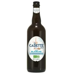 Bière blanche bio Cadette - 75 cl
