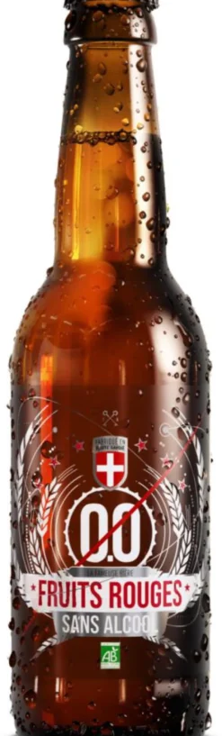 Bière sans alcool bio Fruits rouges Brasseur Savoyard - 33 cl
