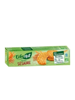 Biscuits au sésame bio Evernat - 150 g