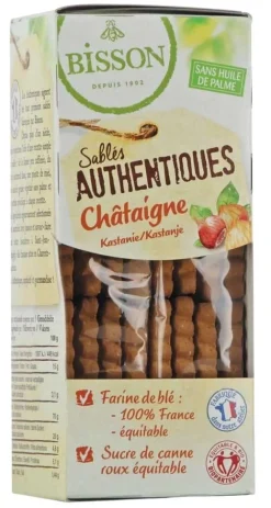 Biscuits sablés authentiques à la châtaigne - 180 gr