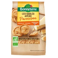 Biscuits sablés parmesan  Bio Bonneterre - 100 g