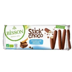 Biscuits Stick' choco bio Bisson - 130 g