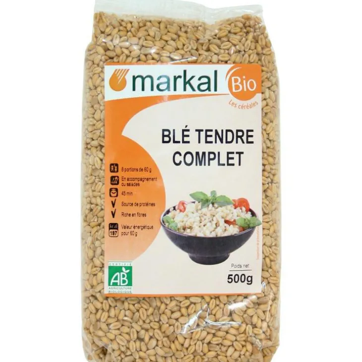 Blé tendre complet bio - 500 gr