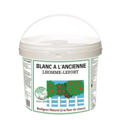 Blanc à l’ancienne Seau 1 L 15x15x14 cm