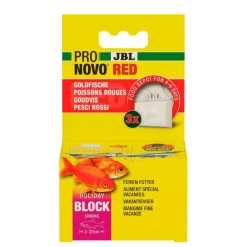 Bloc de nourriture pour poisson rouges JBL Pronovo red Holiday – Les 3 pièces
