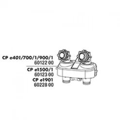 Bloc de raccordement tuyaux pour filtre, JBL e401/700-1/900-1
