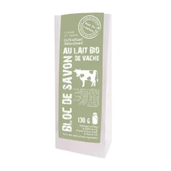Bloc de savon au lait bio de vache Mas du Roseau - 130 g