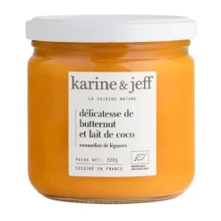 Bocal délicatesse de butternut et lait de coco bio Karine & Jeff - 320 g