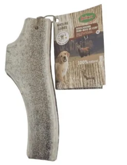 Bois de cerf coupé pour chien Bubimex - Taille XL