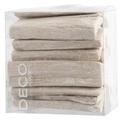 Bois flotté blanc de 80 à 120 mm en boite de 600 ml