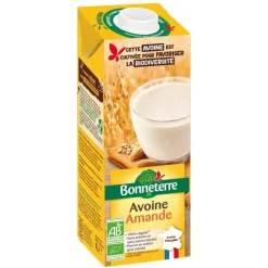 Boisson avoine amande bio en brique de 1 L