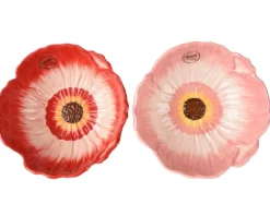 Bol coquelicot en dolomite colorée - Ø 16 x H 6 cm