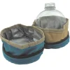 Bols doubles de voyage avec gourde pour chien coloris multicolore Bubimex - 500 ml