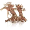 Bonzaï double pour aquascaping coloris marron Aquavie - 23 x 12 x 18 cm