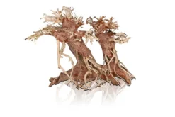 Bonzaï double pour aquascaping coloris marron Aquavie - 23 x 12 x 18 cm