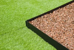 Bordure de jardin en métal noir Nature Outside Living - 264 x 10,2 cm