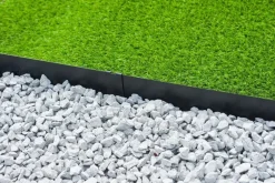 Bordure de jardin en métal noir Nature Outside Living - 264 x 10,2 cm