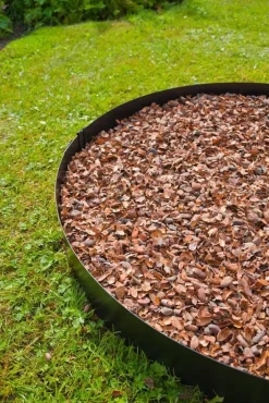 Bordure de jardin en métal noir Nature Outside Living - 264 x 10,2 cm