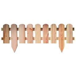 Bordure droite ajourée en bois 120x30 cm