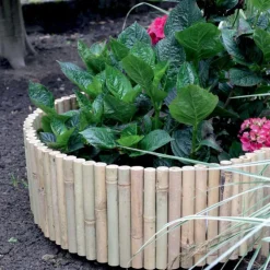 Bordure rouleau en bambou, 200 x 30 cm