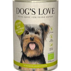 Boîte bio au poulet pour chien, 400 g