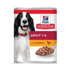 Boîte pour chiens adultes au poulet Hill’s – Boîte de 370 gr