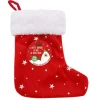 Botte surprise de Noël pour chien avec des friandises et un jouet coloris rouge Wouapy – 19 x 6 x 22 cm