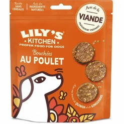 Bouchées au poulet friandise pour chien Lily’s Kitchen - 70 g