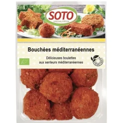 Bouchées méditerranéennes traiteur végétal bio Soto - 250 g