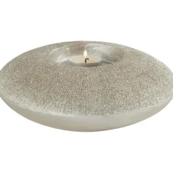 Bougeoir bohème résine Ø16xH6 cm