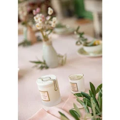 Bougie blanche parfumée Fleurs d’Amandier 180 g