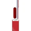 Bougie flambeau 25 cm rouge L’Atelier de Denis - Le pack de 4