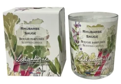 Bougie Lothantique Jardin d'aquarelles Rhubarbe Sauge – 160 g