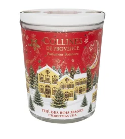 Bougie parfumée cire végétale Thé des rois mages Collines de Provence - 180 g