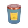 Bougie parfumée cire végétale senteur monoï passion Collines de Provence - 180 g