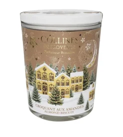 Bougie parfumée cire végétale croquant aux amandes Collines de Provence – 180 g