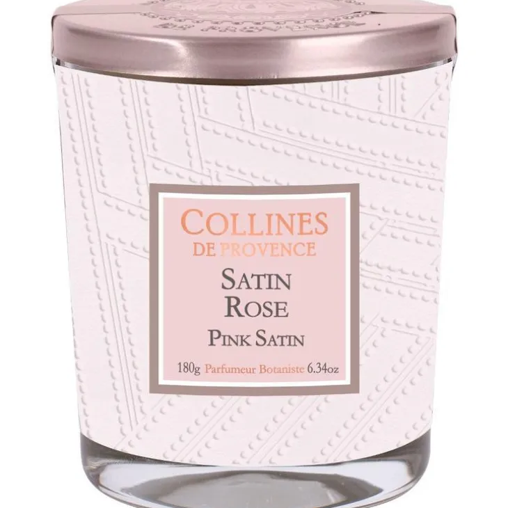 Bougie parfumée Couture senteur satin rose 180 g